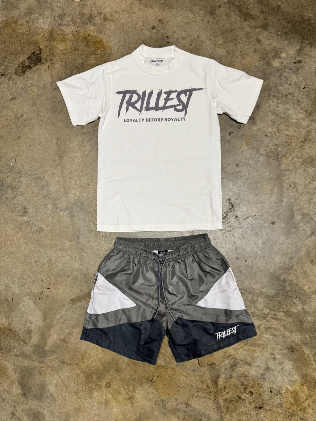Signature Logo T-Shirt - White/Gray
