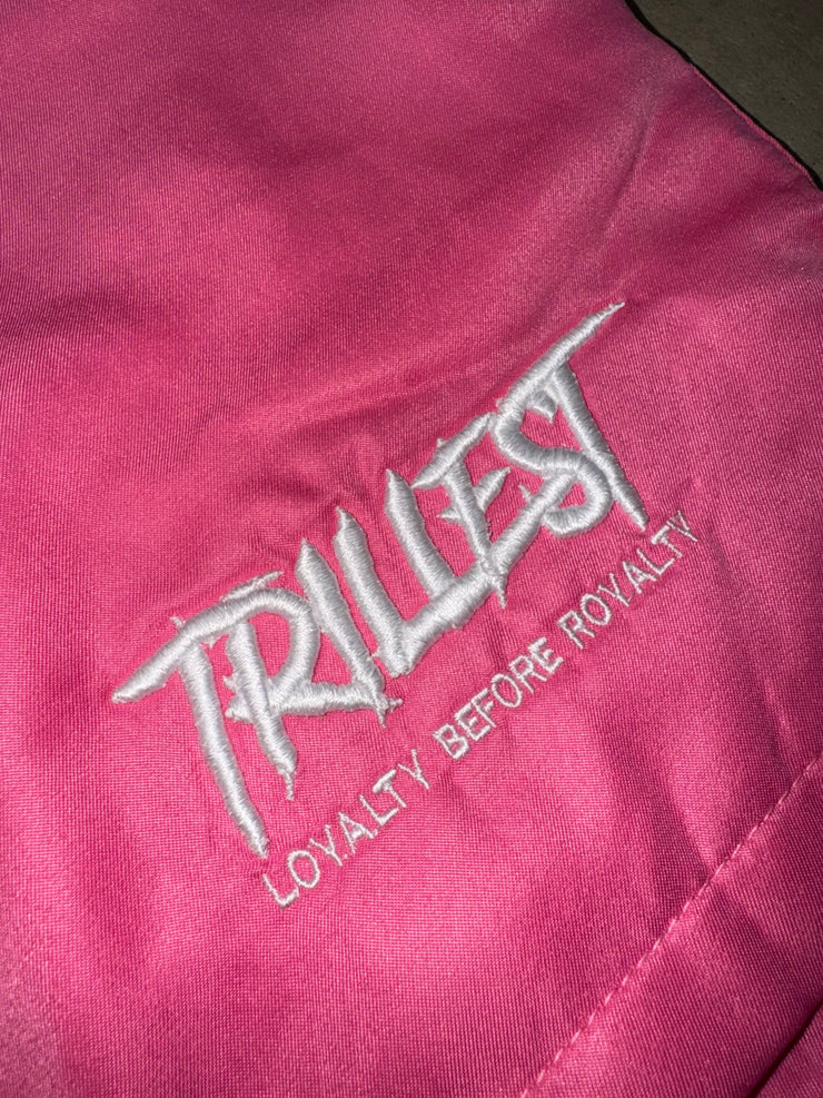Signature Trillest Logo Shorts - Pink (FREE Tee w/ Purchase)