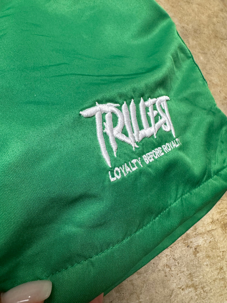 Signature Trillest Logo Shorts - Green