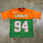 Trillest Football Jersey - Orange/Green