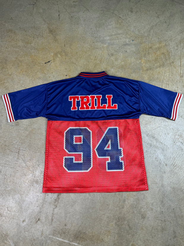 Trillest Football Jersey - Navy\Red