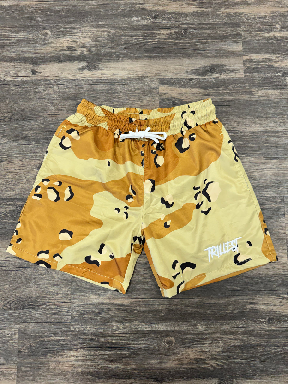 Panel Windbreaker Shorts - Desert Camo