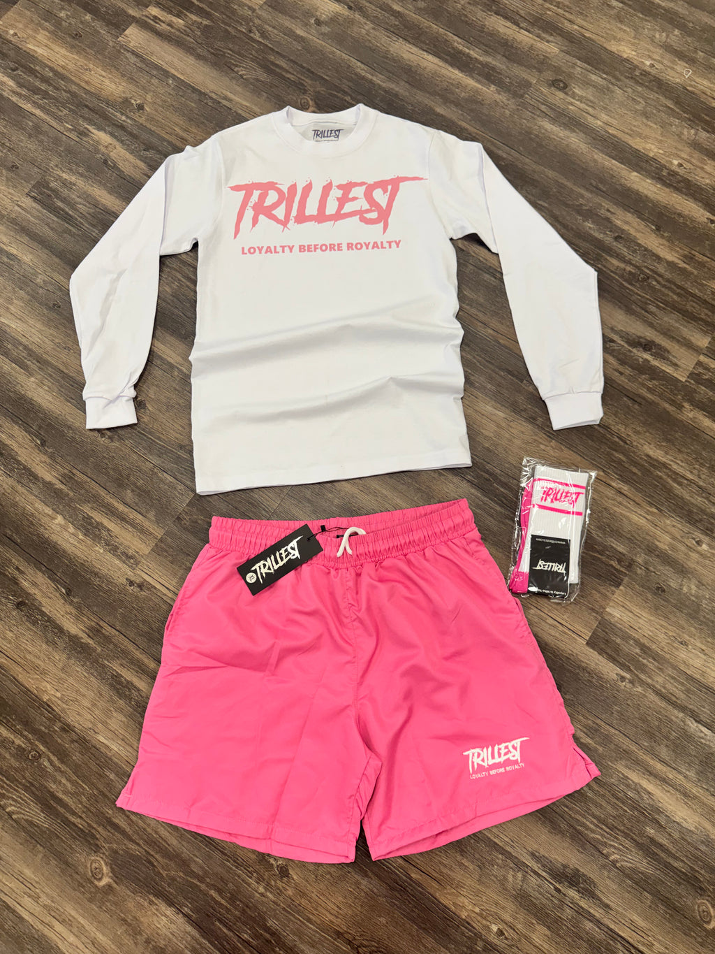 Pinktober Bundle (Long Sleeve Shirt, Shorts, Socks)
