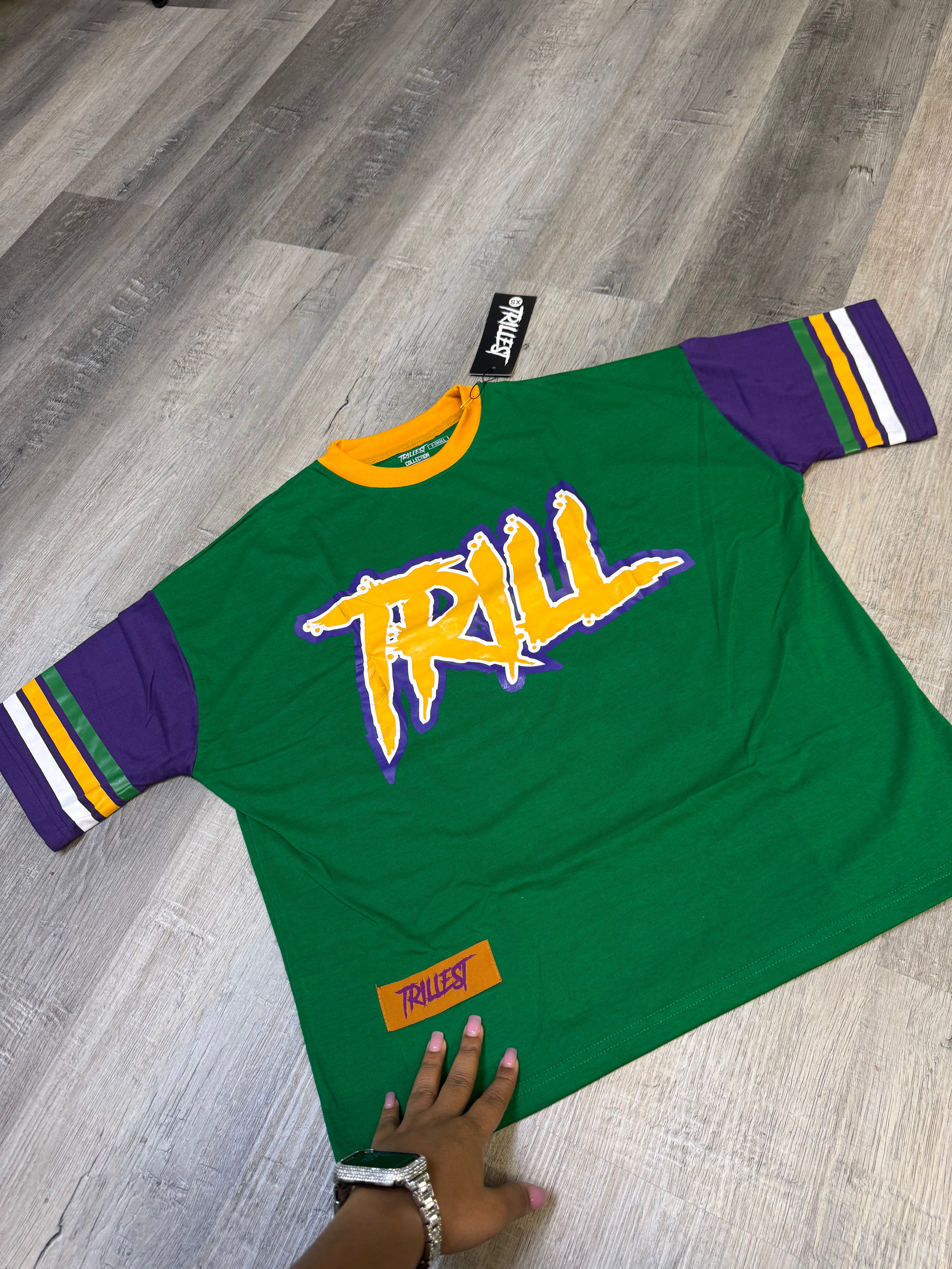 Big Trill Mardi Gras Tee - Green