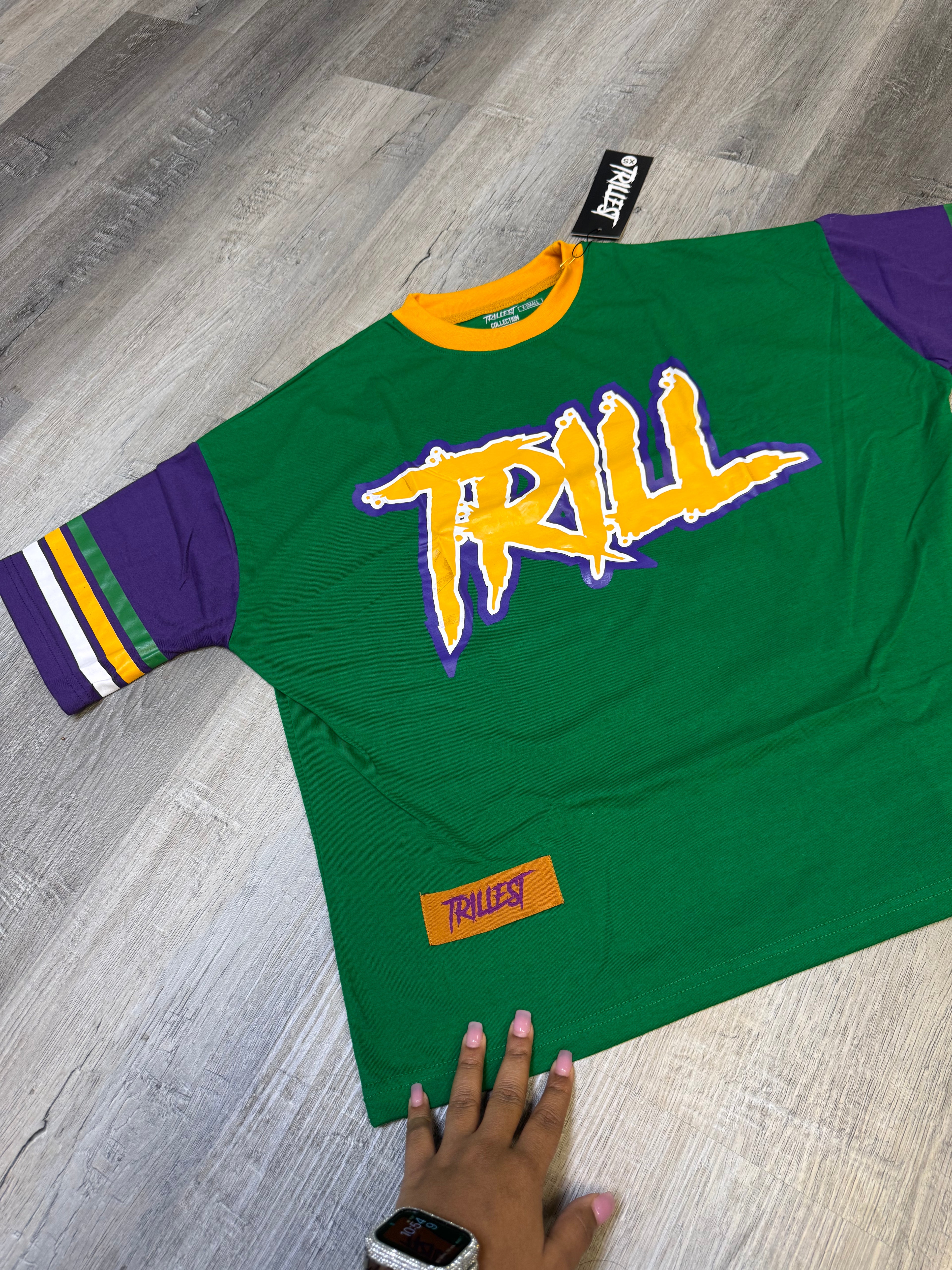 Big Trill Mardi Gras Tee - Green