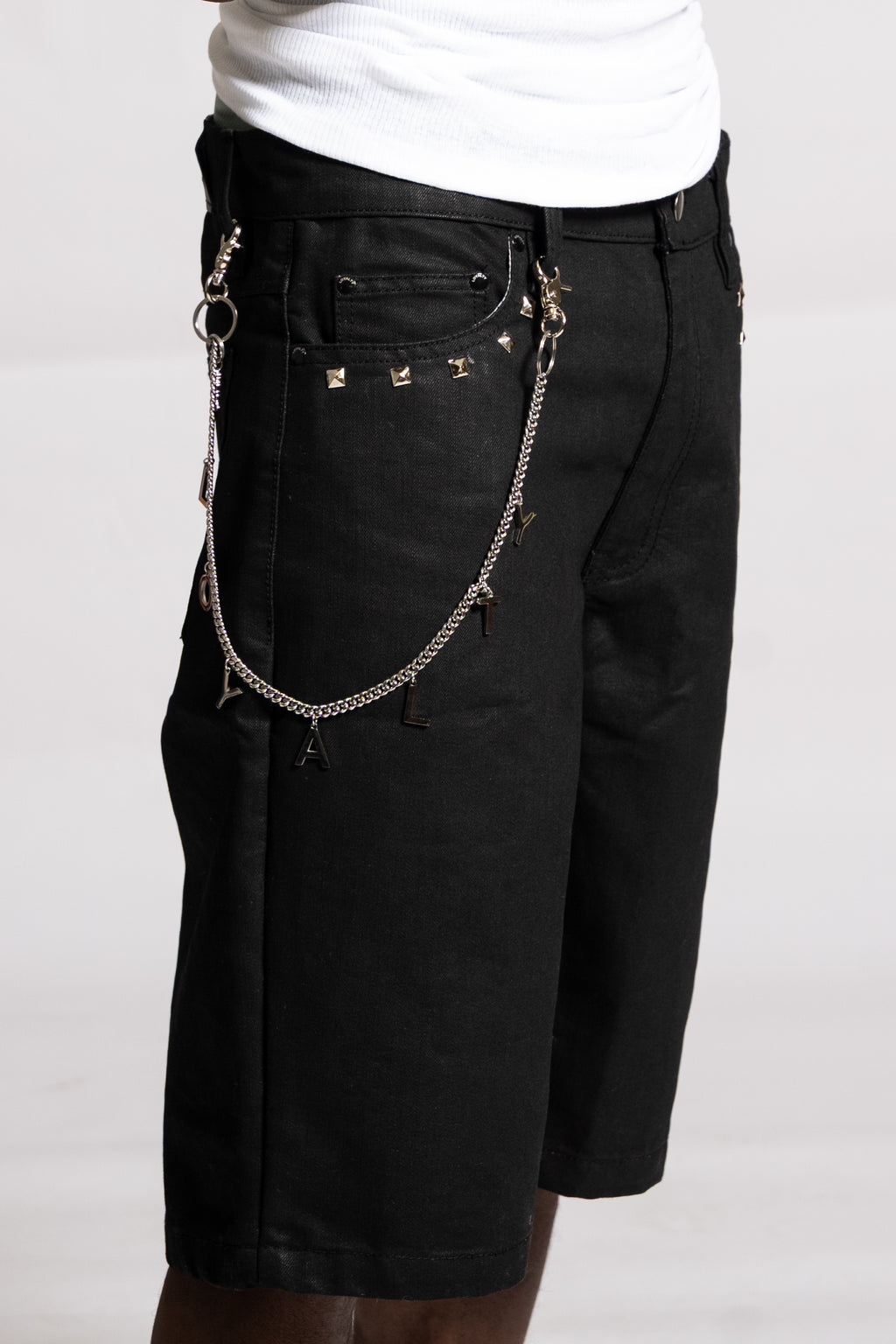 Wax Denim Jorts (Shorts) - Black