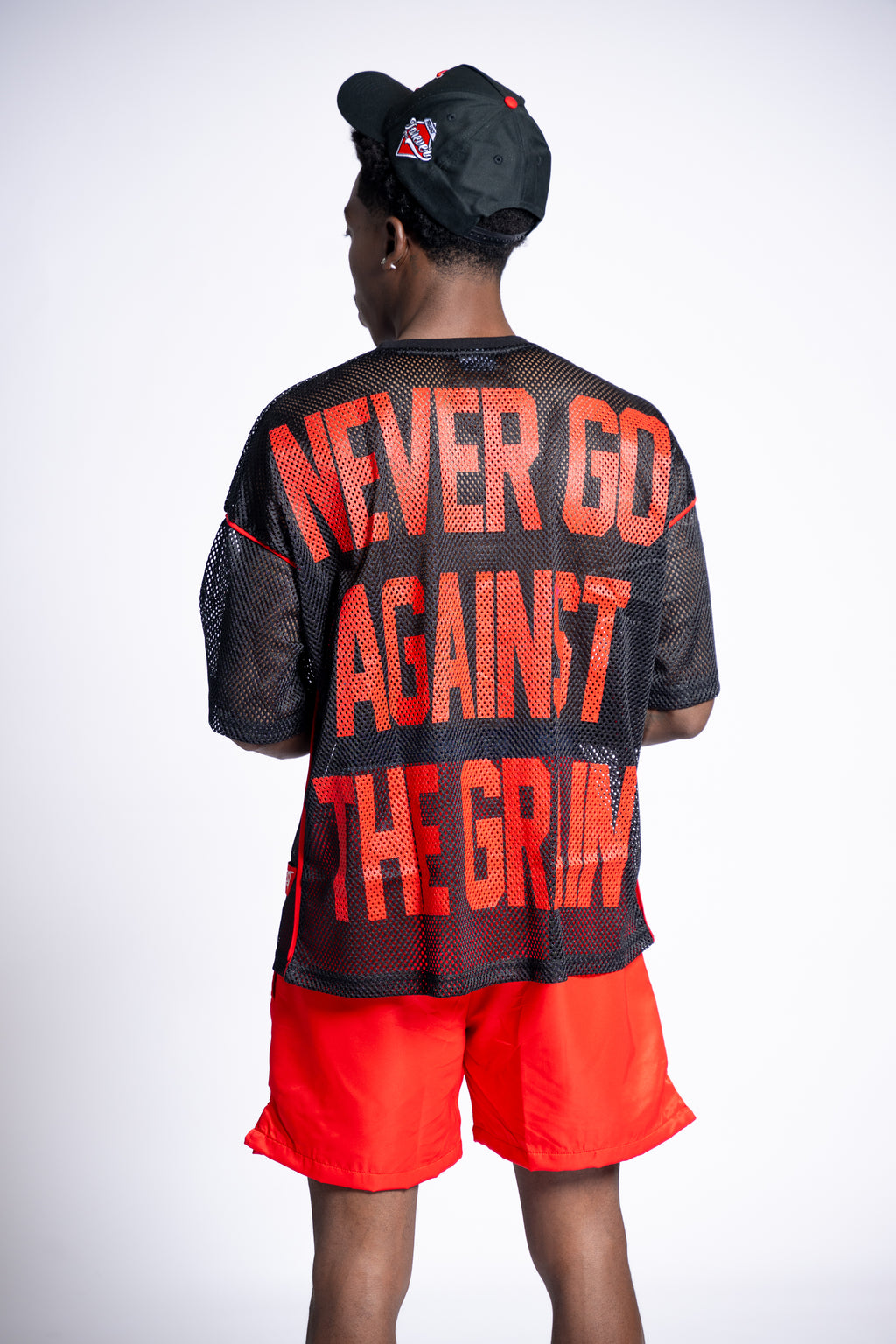 Mesh Stadium Jersey - Black\Red