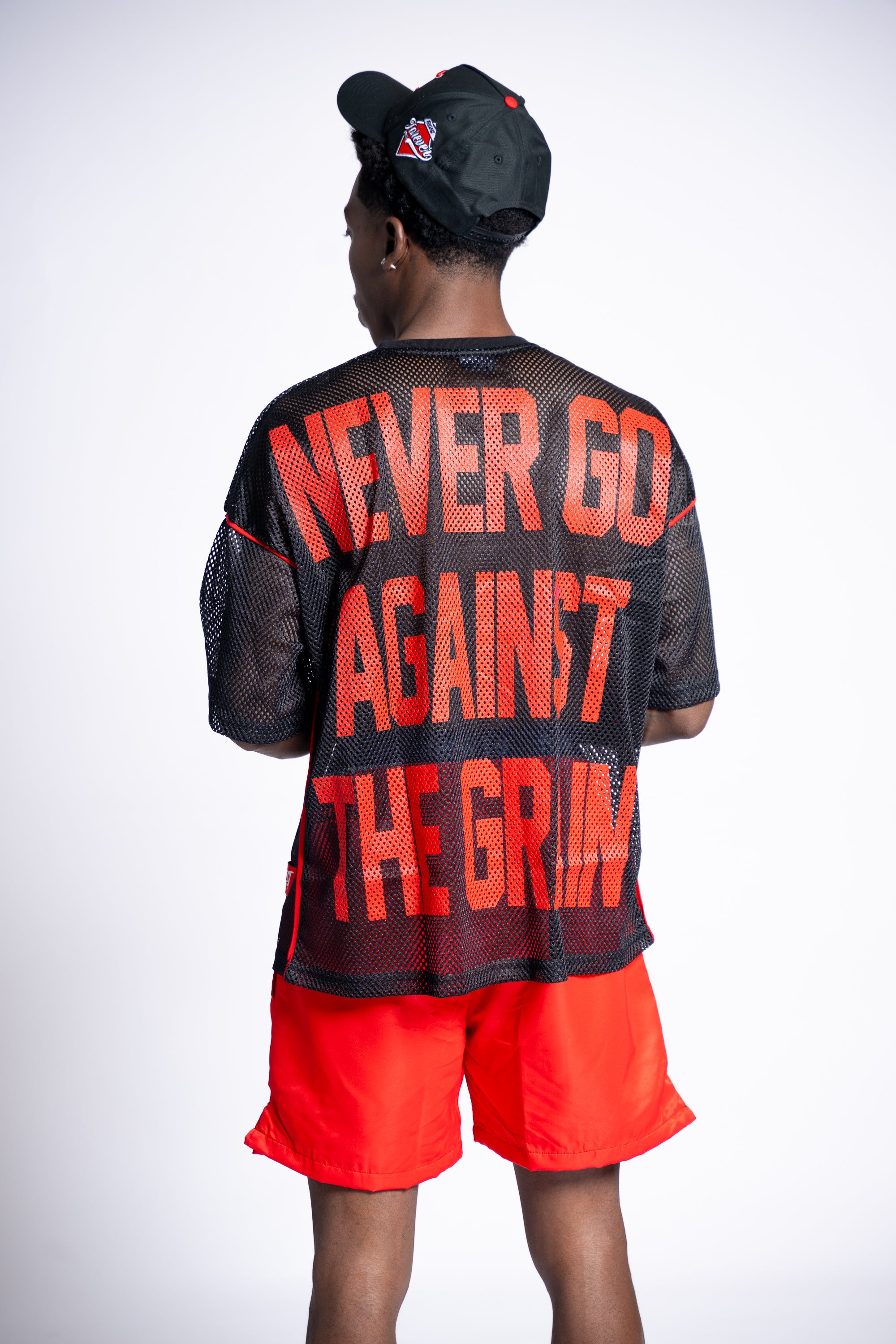Mesh Stadium Jersey - Black\Red