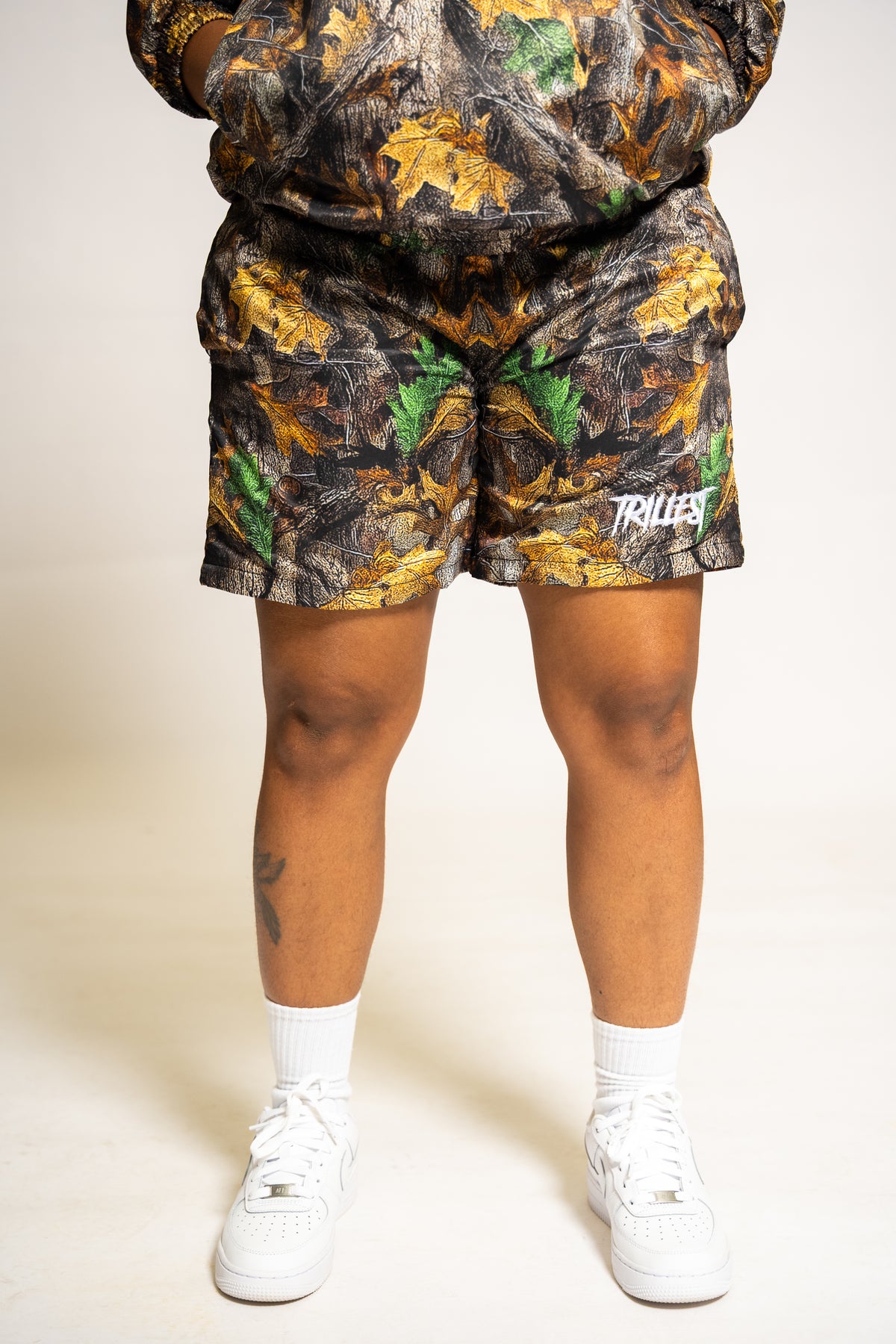 Panel Windbreaker Shorts - Real Tree Camo