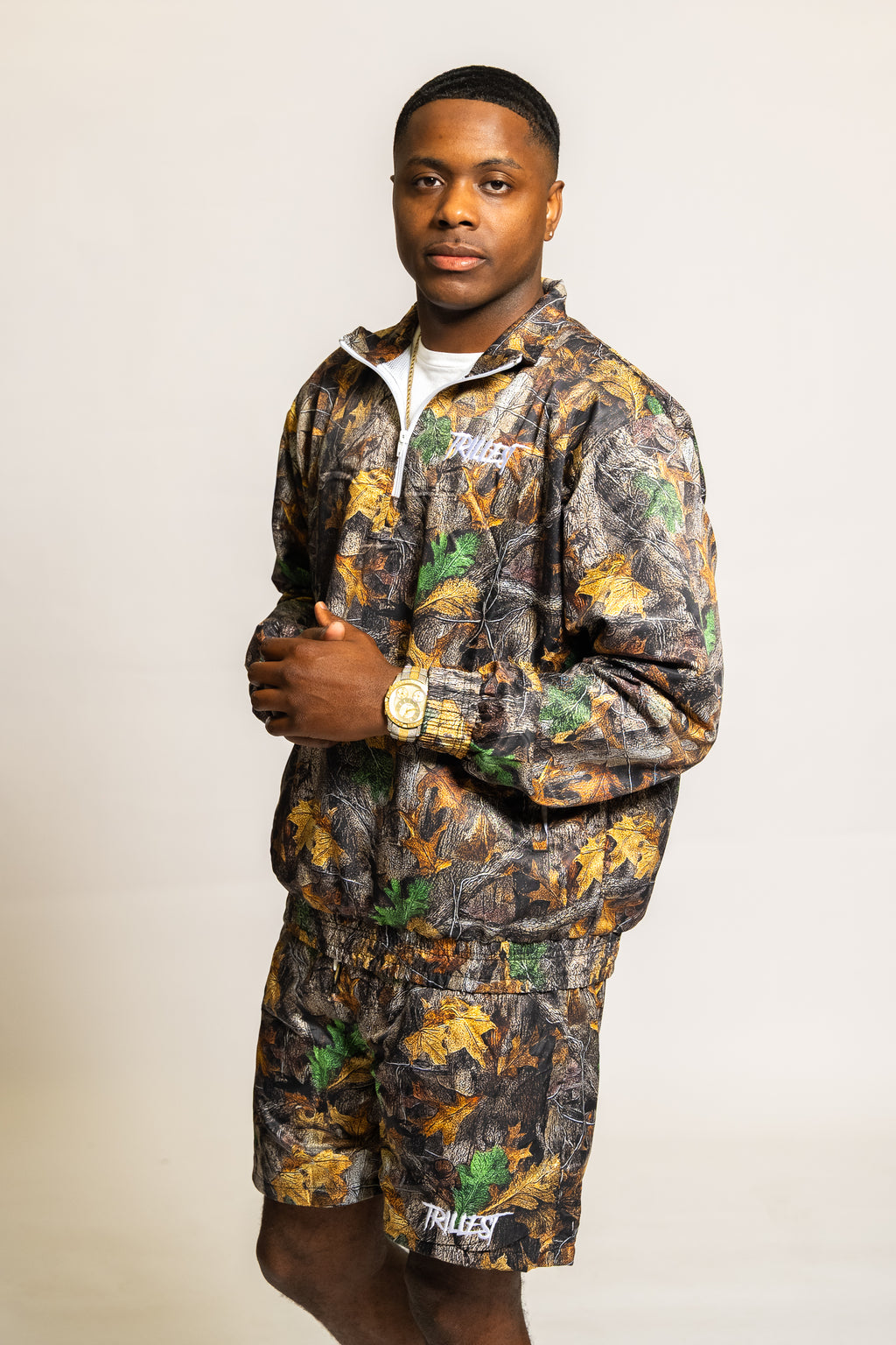 Panel Windbreaker Jacket - Real Tree Camo