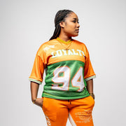 Trillest Football Jersey - Orange/Green