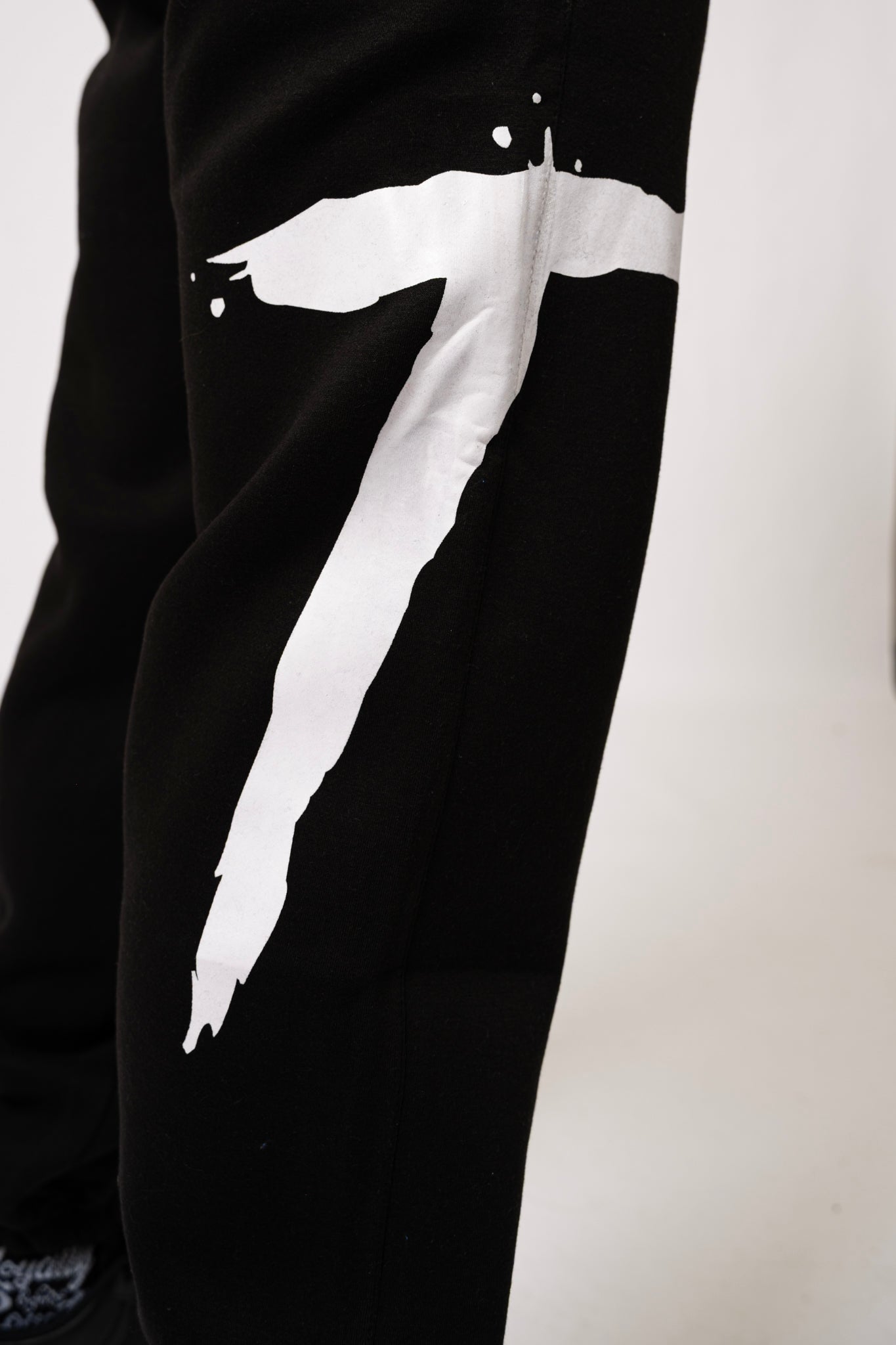 Big T Definition Panel Joggers - Black/White