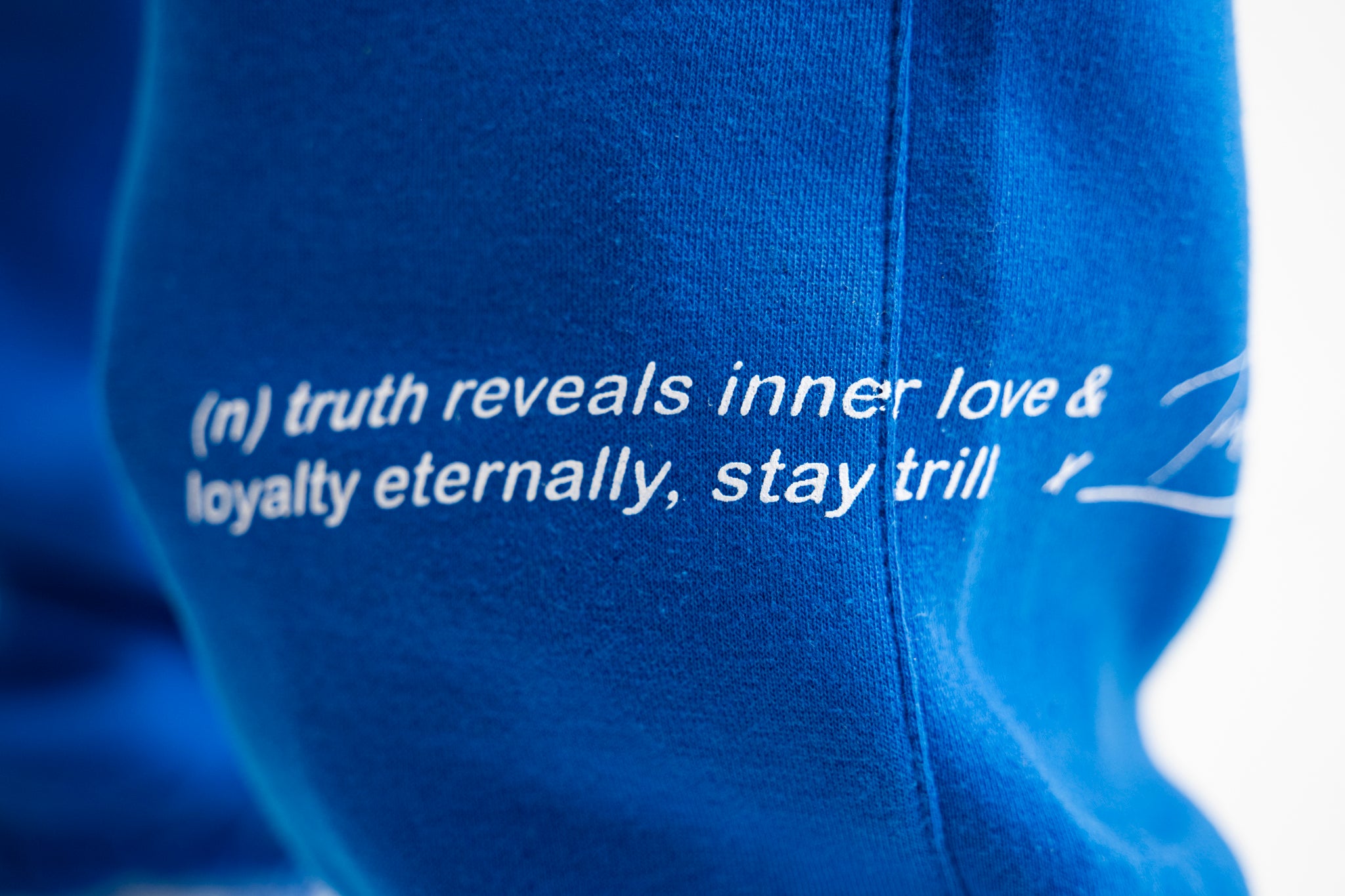 Big T Definition Panel Joggers - Royal Blue/White