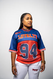 Trillest Football Jersey - Navy\Red