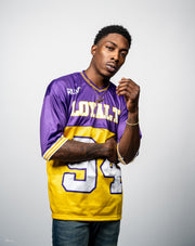 Trillest Football Jersey - Purple/Gold