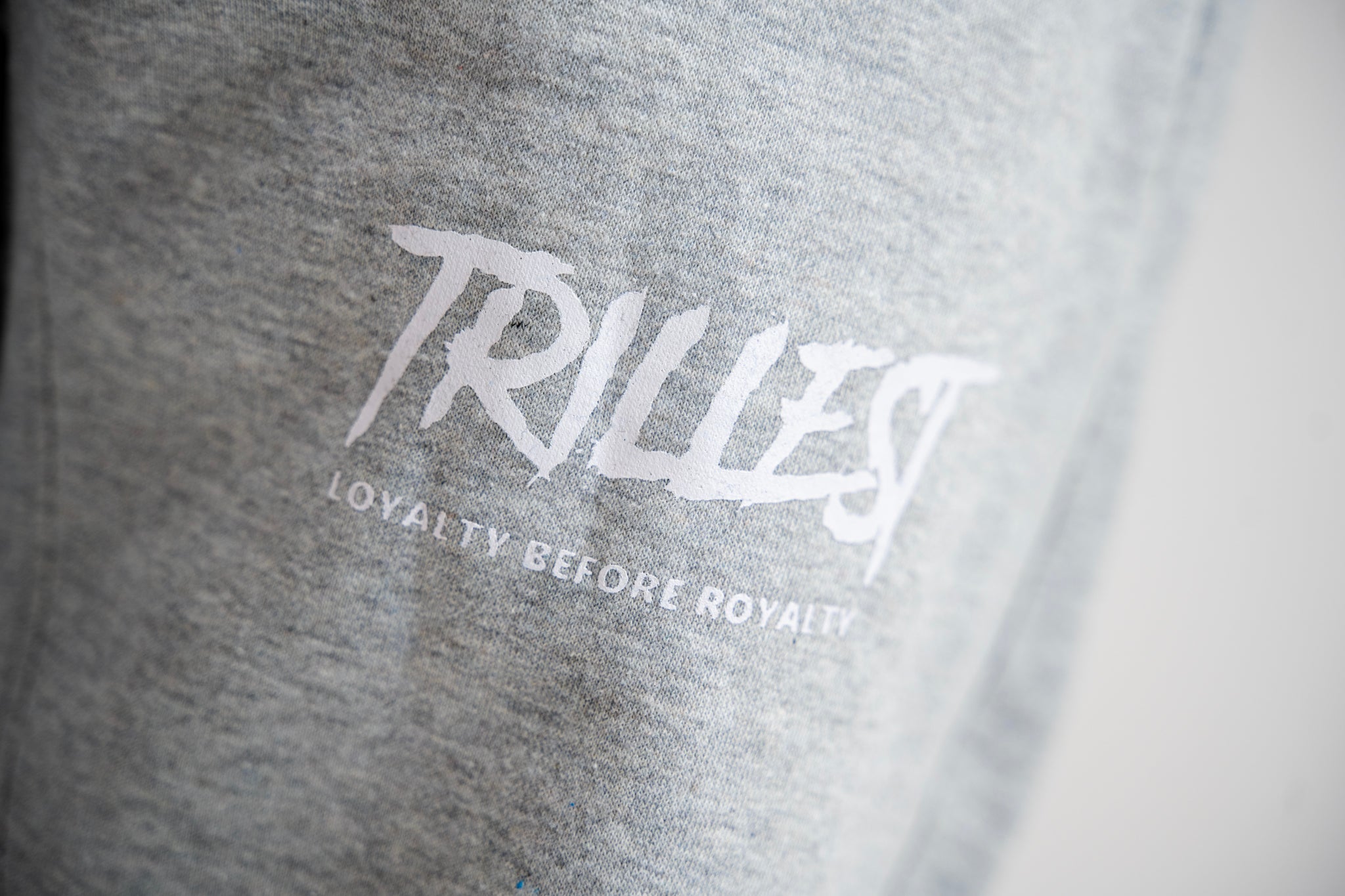 Big T Definition Panel Joggers - Gray/White