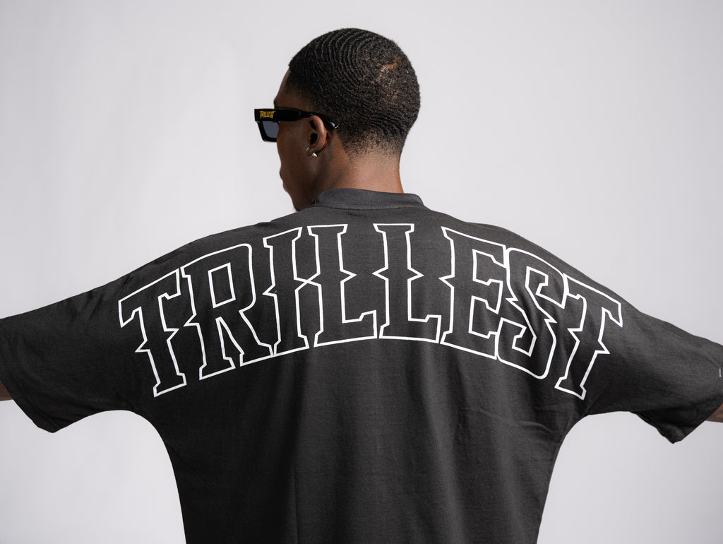 Forever Trill T-Shirt - Black/White/Red (Oversized)