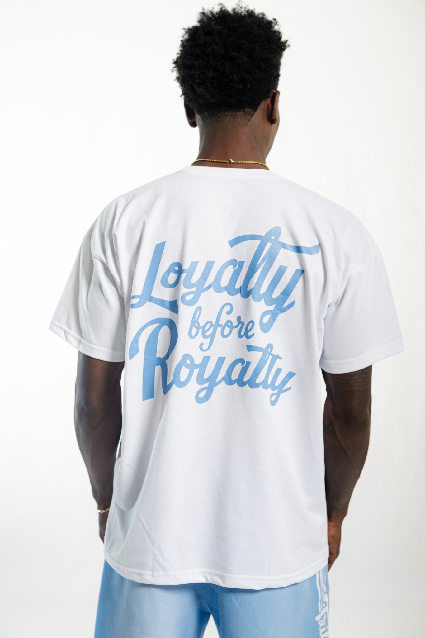 4 Stripes Trillest Tee - White/Sky