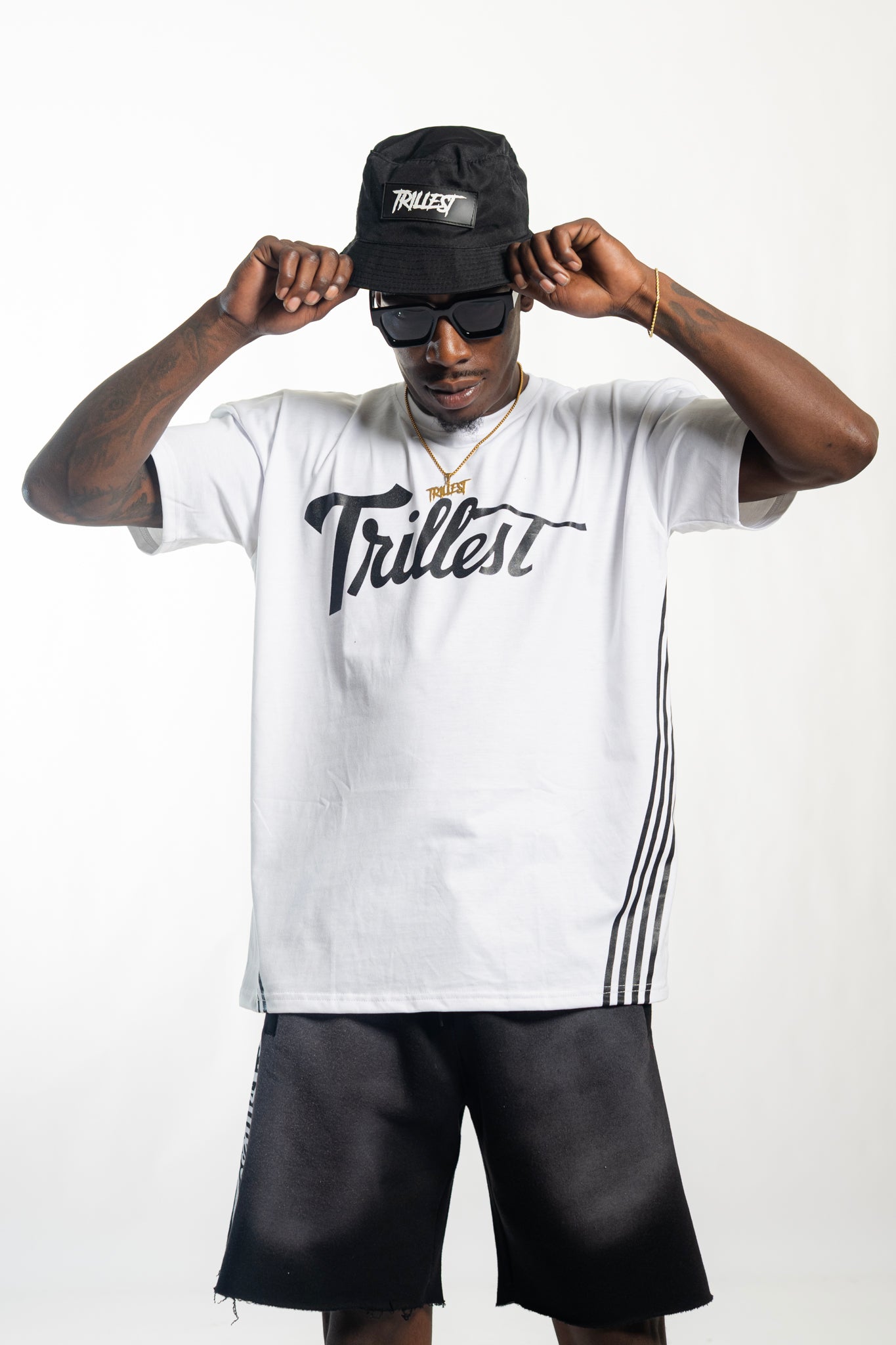 4 Stripes Trillest Tee - White/Black