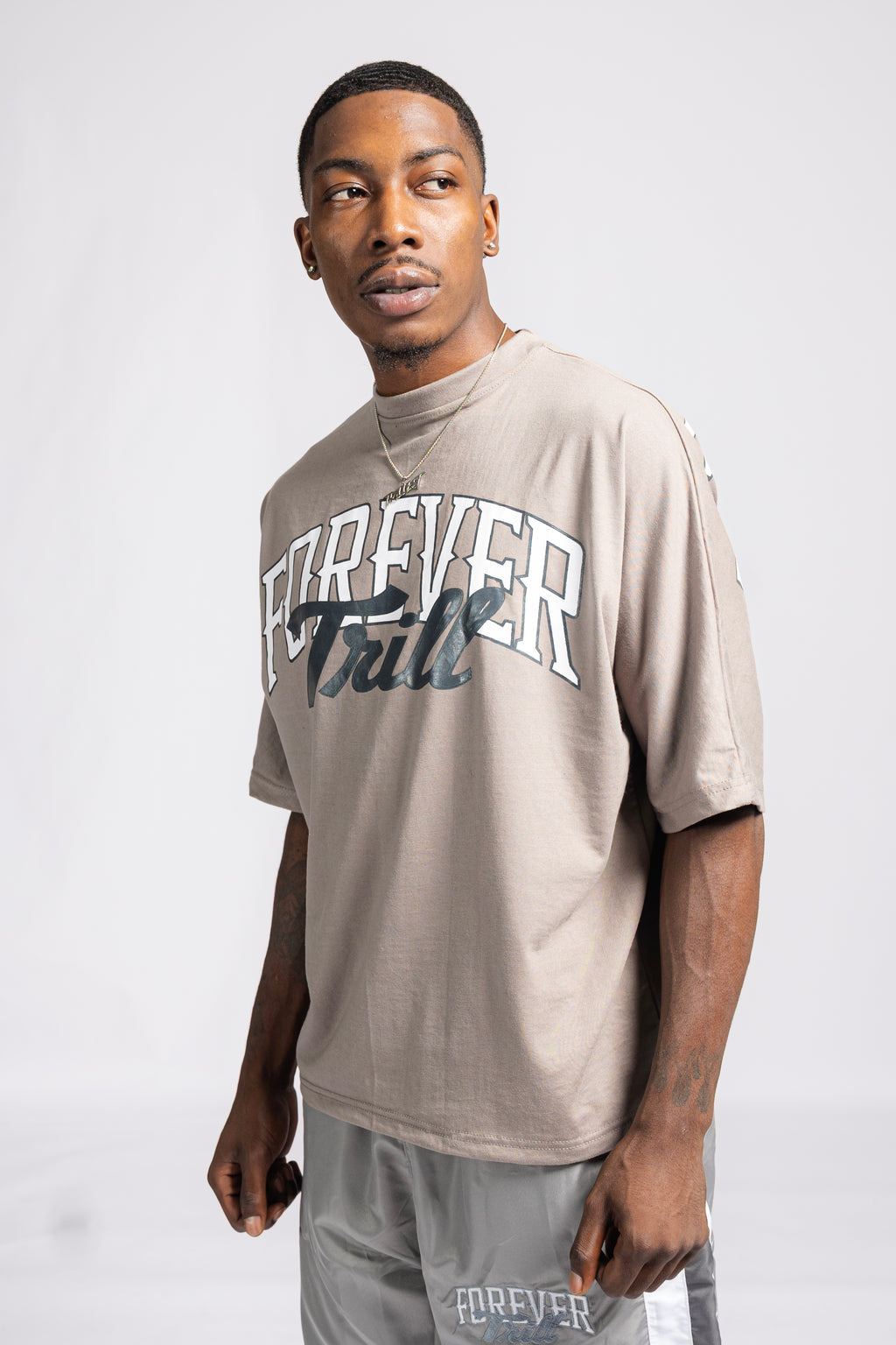 Forever Trill T-Shirt - Gray (Oversized)