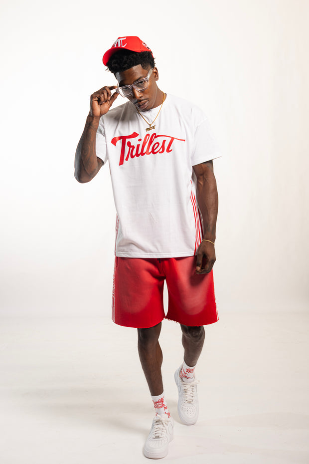 4 Stripes Trillest Tee - White/Red