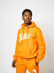 Trillest Puff Print Hoodie - Orange/White