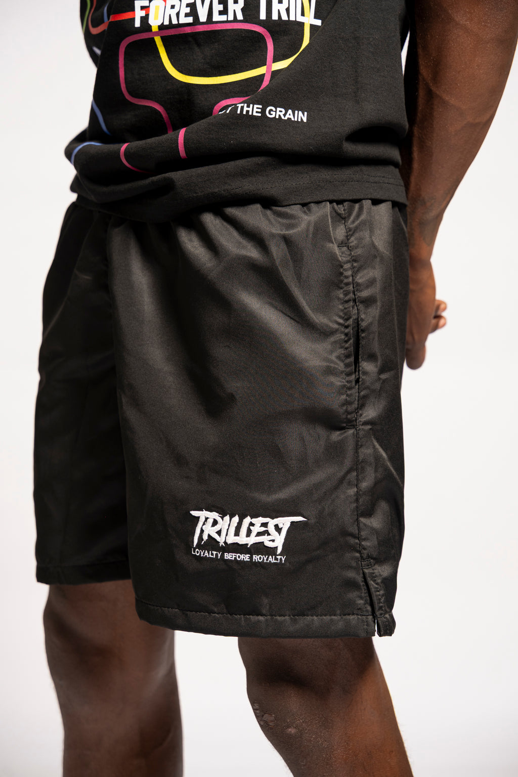 Signature Trillest Logo Shorts - Black
