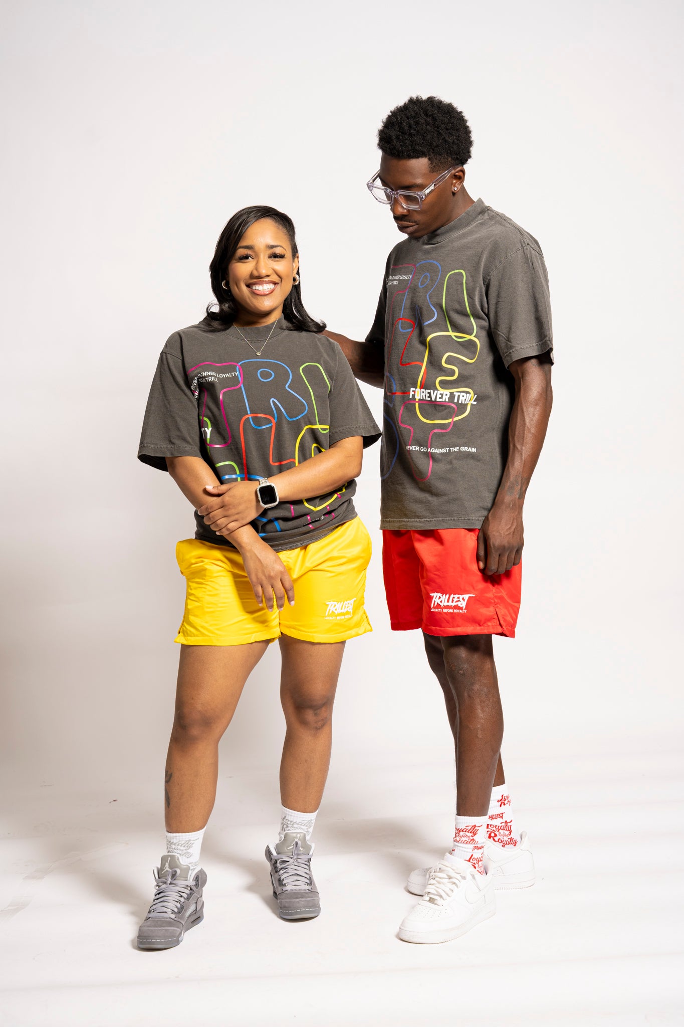 Signature Trillest Logo Shorts - Yellow