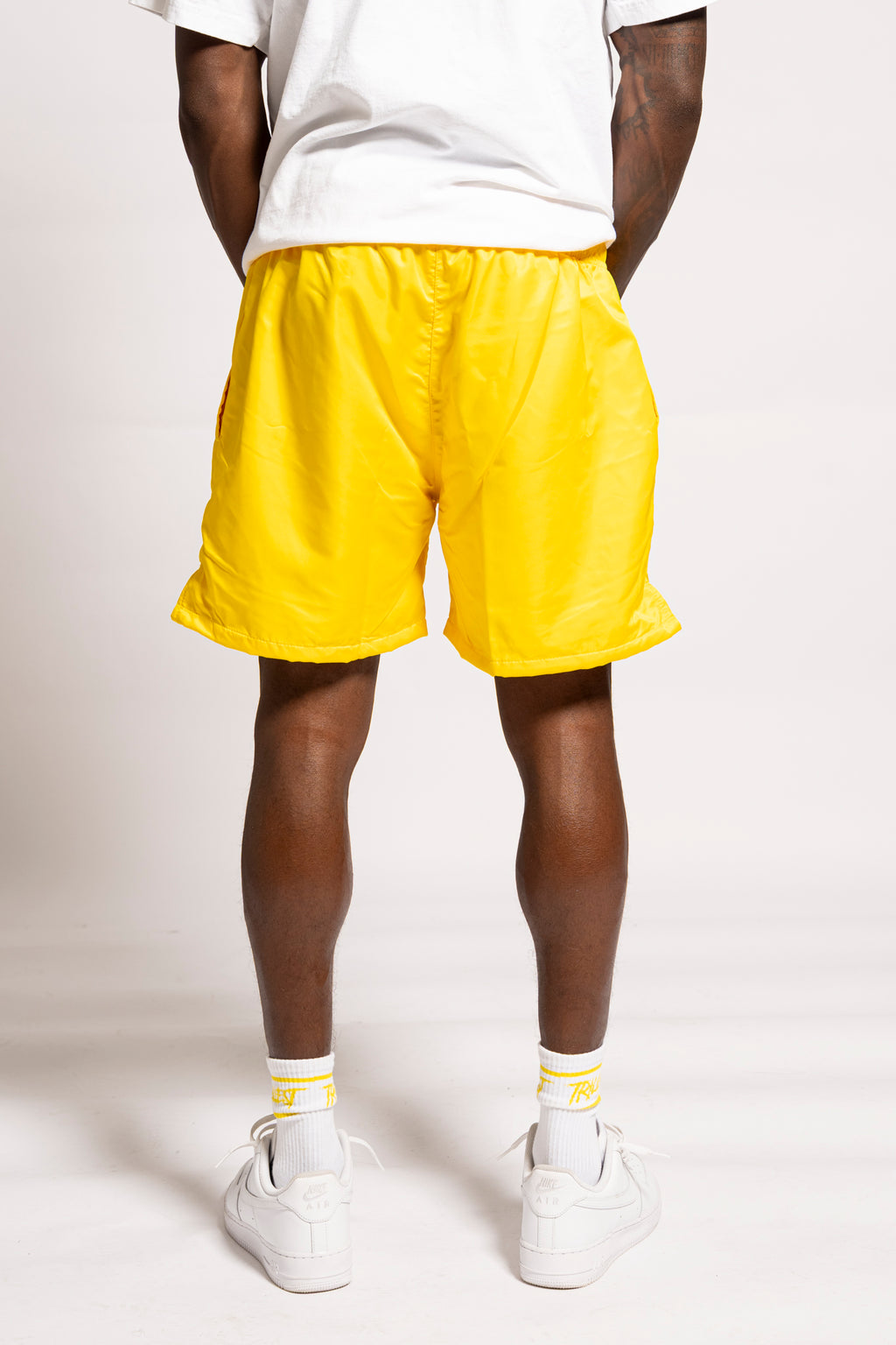 Signature Trillest Logo Shorts - Yellow