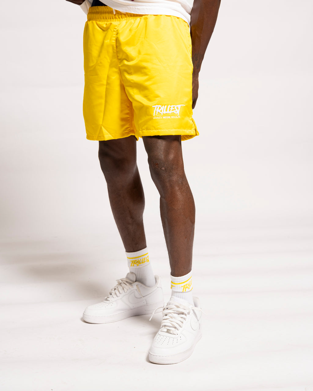 Signature Trillest Logo Shorts - Yellow
