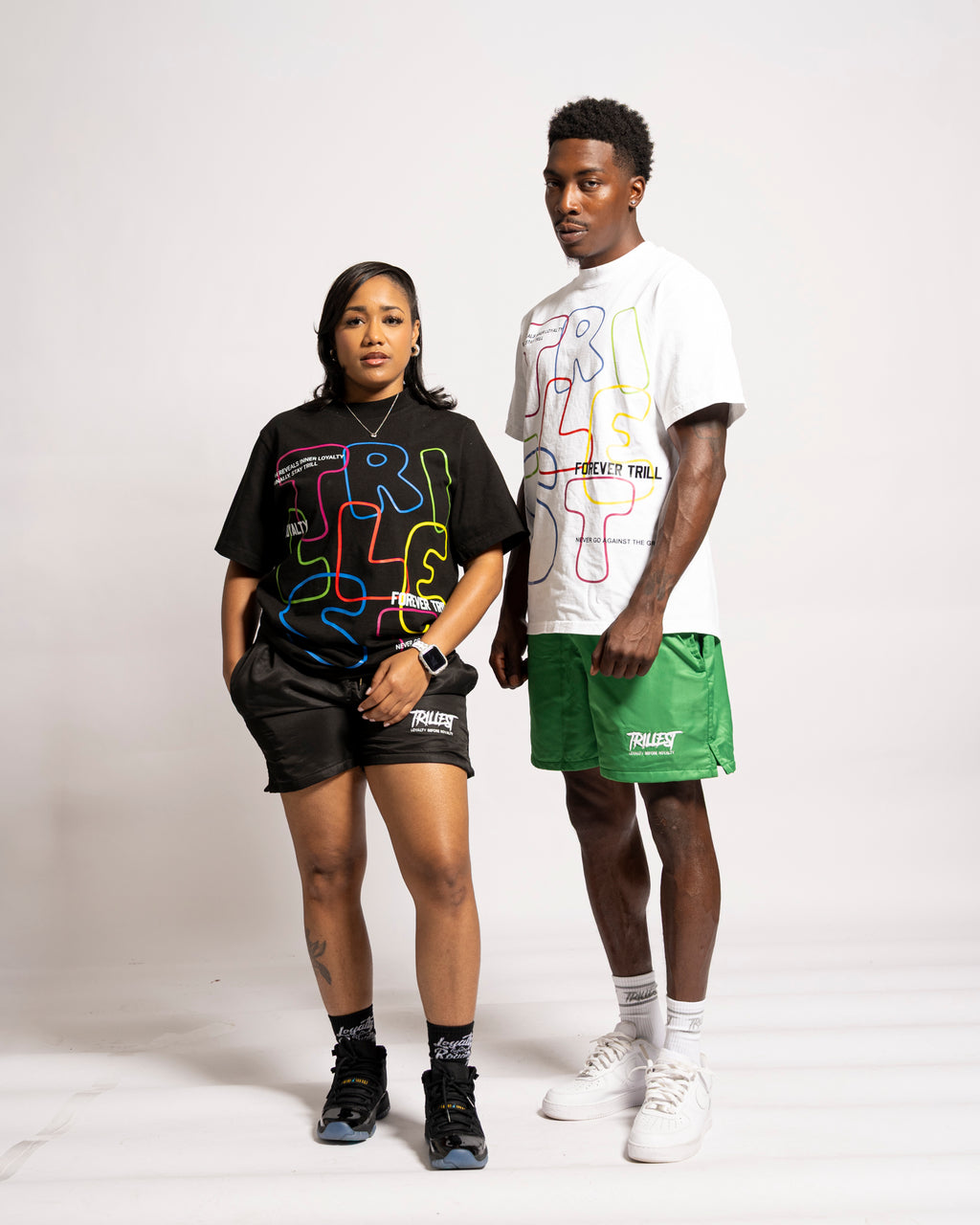 Signature Trillest Logo Shorts - Green