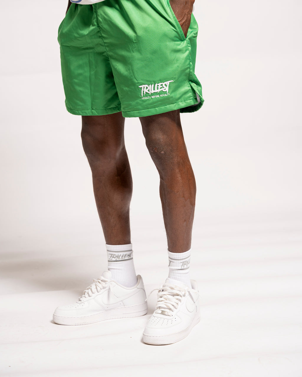 Signature Trillest Logo Shorts - Green