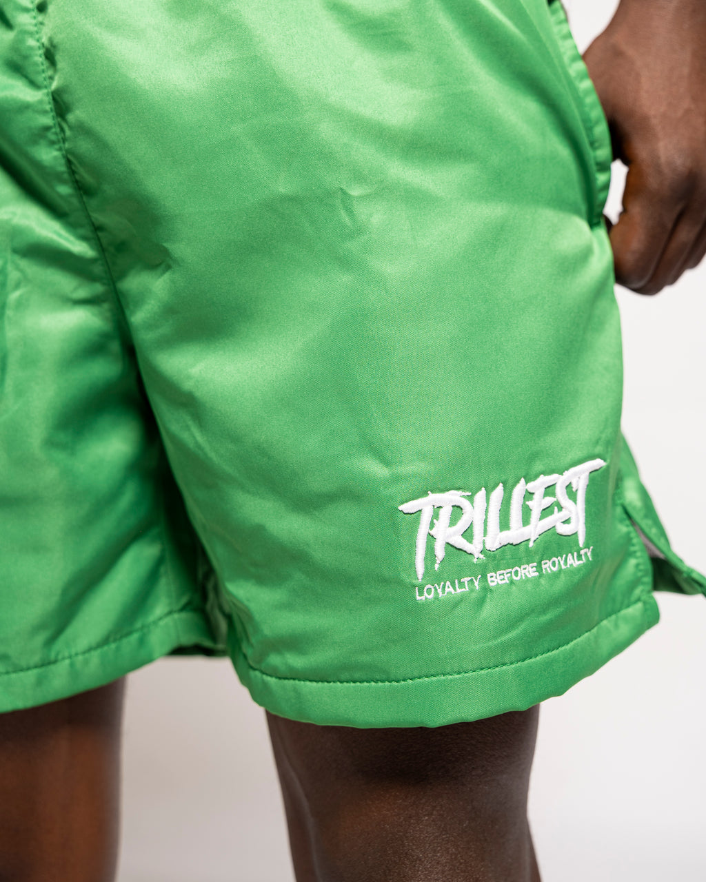 Signature Trillest Logo Shorts - Green