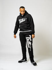 Trillest Straight Leg Joggers - Black/White