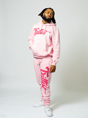 Trillest Straight Leg Joggers - Pink\Pink