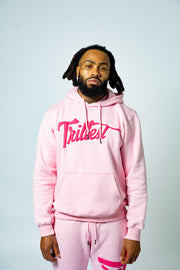 Trillest Puff Print Hoodie - Pink\Pink