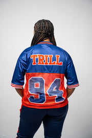 Trillest Football Jersey - Navy\Red