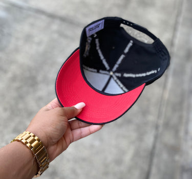 Trillest Black/Red Snapback Hat