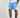 Forever Trill Cotton Shorts - Sky/White