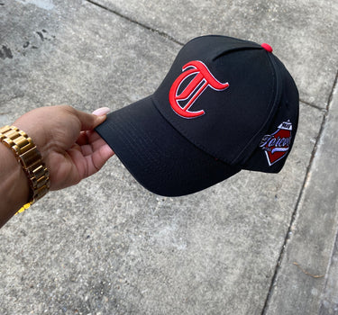 Trillest Black/Red Snapback Hat