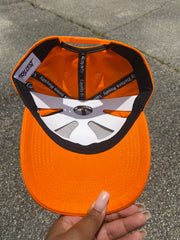 Trillest Orange/White Snapback Hat