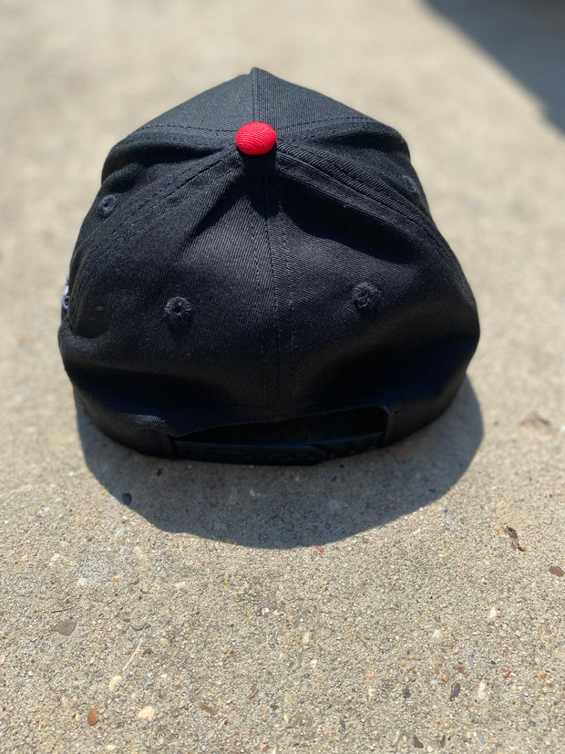 Trillest Black/Red Snapback Hat