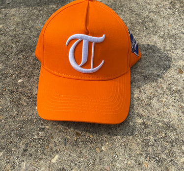 Trillest Orange/White Snapback Hat