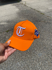 Trillest Orange/White Snapback Hat