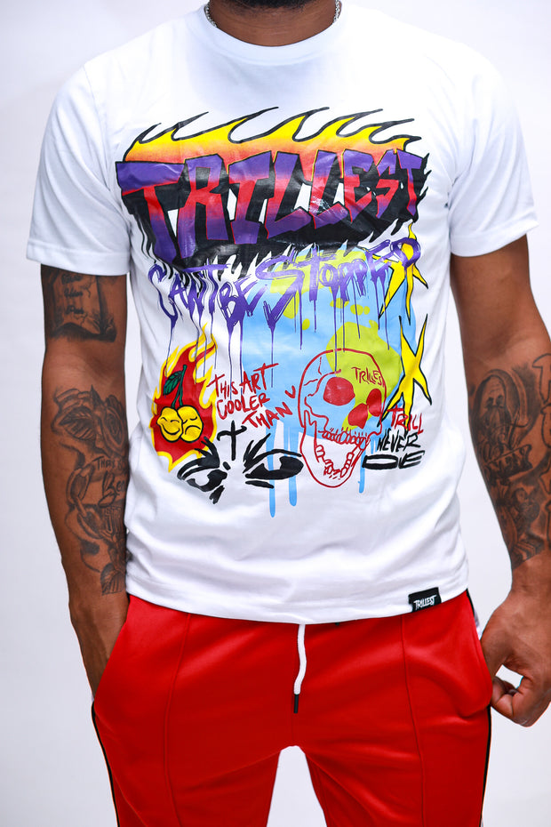 Trillest Skull\Fire Graphic Tee