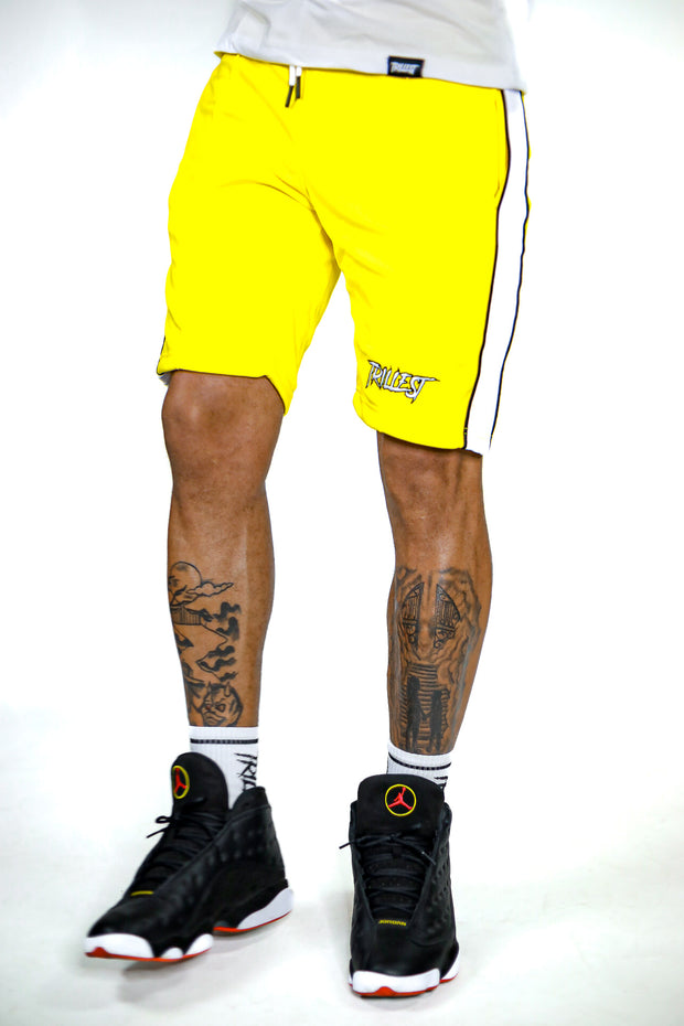 Trillest Unisex Track Shorts - Yellow