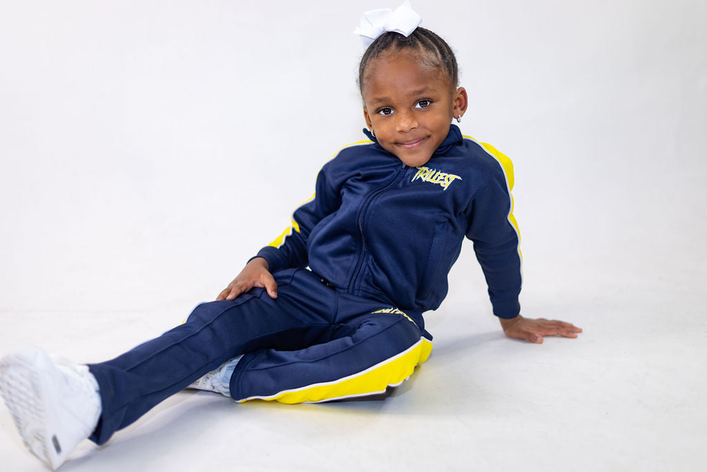 Little Kids Tracksuit - Navy\Yellow