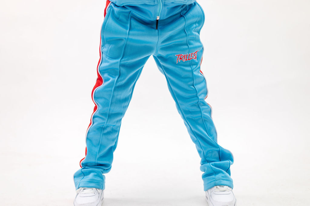 Little Kids Tracksuit - Sky\Red