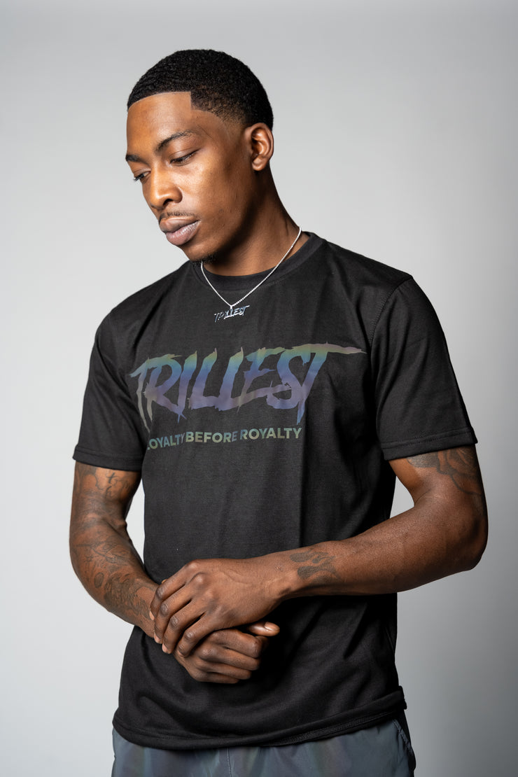 Rainbow Reflective Trillest Tee - Black