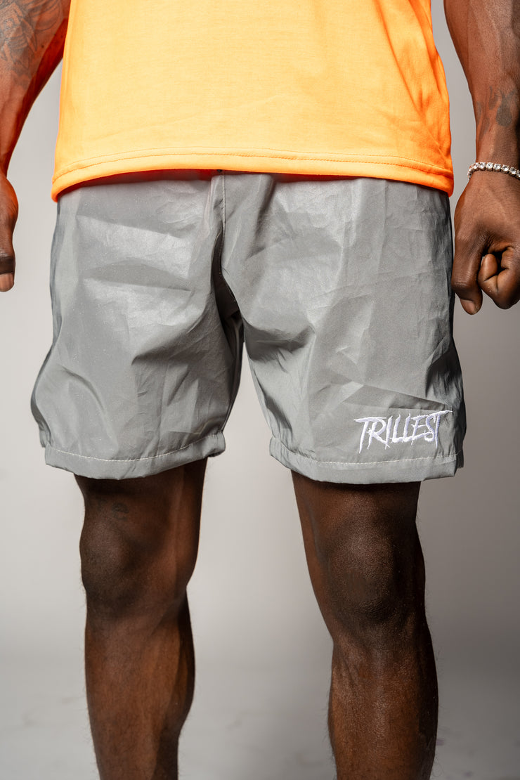 Reflective Trillest Shorts - Gray